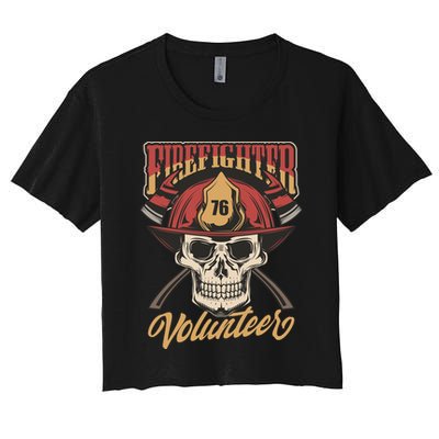 Firefighter Volunteer Crop Top
