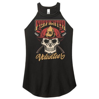 Firefighter Volunteer Women's Perfect Tri Rocker Tank