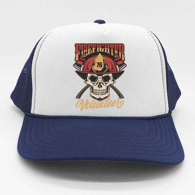 Firefighter Volunteer Trucker Hat