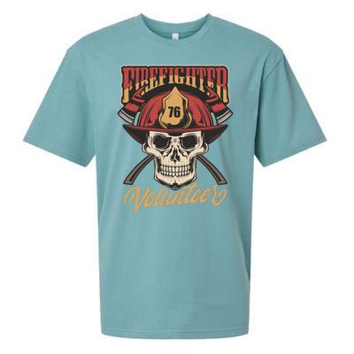 Firefighter Volunteer Sueded Cloud Jersey T-Shirt