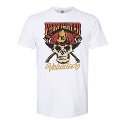 Firefighter Volunteer Softstyle CVC T-Shirt