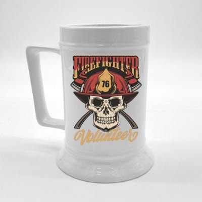 Firefighter Volunteer Beer Stein