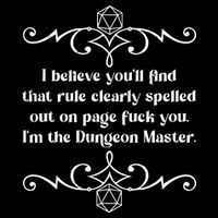 Funny Vintage Fuck You I'm The Dungeon Master Doggie Tank