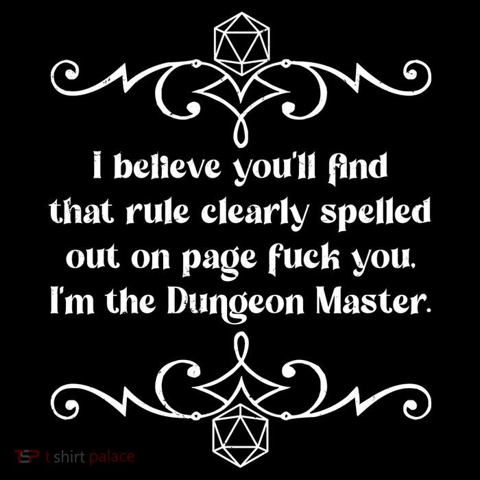 Funny Vintage Fuck You I'm The Dungeon Master Performance Shirt