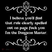 Funny Vintage Fuck You I'm The Dungeon Master Impact Tech Backpack