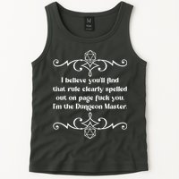 Funny Vintage Fuck You I'm The Dungeon Master Tank Top