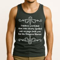 Funny Vintage Fuck You I'm The Dungeon Master Tank Top