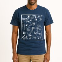 Funny Vintage Frequent Flyer Fly Fishing Lures Tall T-Shirt