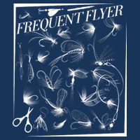 Funny Vintage Frequent Flyer Fly Fishing Lures Tall T-Shirt