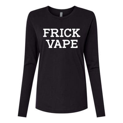 Frick Vape Womens Cotton Relaxed Long Sleeve T-Shirt