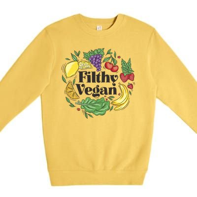 Filthy Vegan Premium Crewneck Sweatshirt