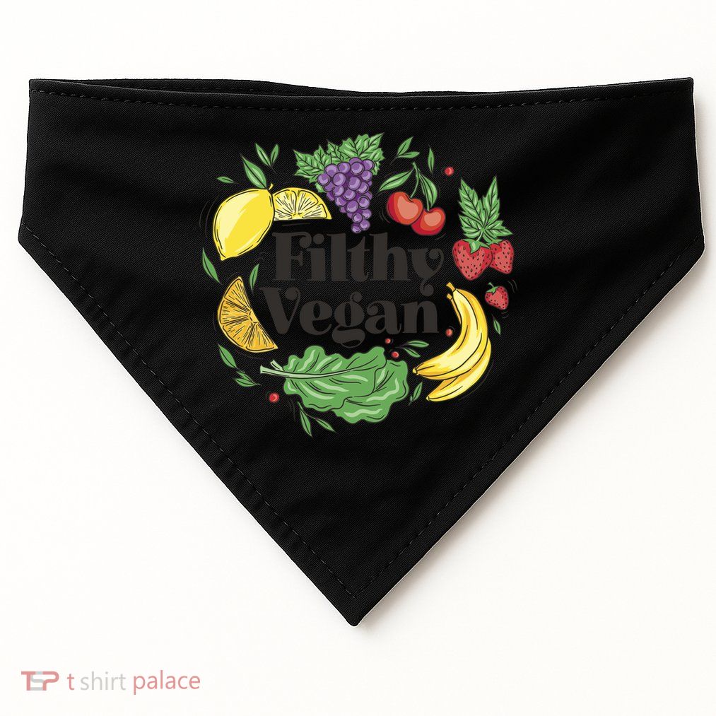 Filthy Vegan USA-Made Doggie Bandana