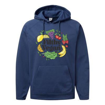 Filthy Vegan Performance Fleece Hoodie