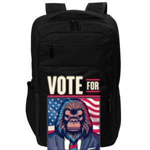 Funny Vote For Bigfoot 2024 Election Impact Tech Backpack