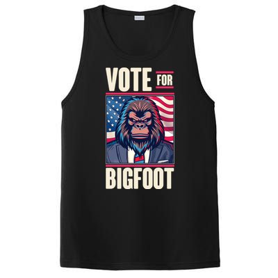 Funny Vote For Bigfoot 2024 Election PosiCharge Competitor Tank