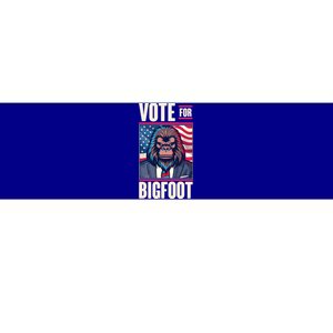 Funny Vote For Bigfoot 2024 Election Bumper Sticker