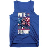 Funny Vote For Bigfoot 2024 Election Tank Top