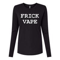 Frick Vape Womens Cotton Relaxed Long Sleeve T-Shirt