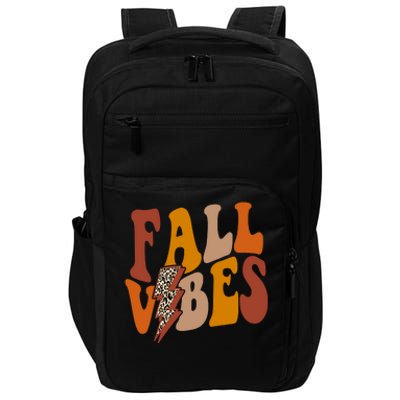 Fall Vibes Fall Season Lighting Bolt Impact Tech Backpack