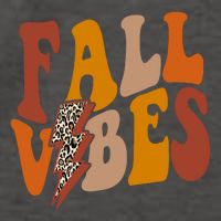 Fall Vibes Fall Season Lighting Bolt Vector Backpack