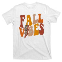 Fall Vibes Fall Season Lighting Bolt T-Shirt