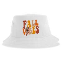 Fall Vibes Fall Season Lighting Bolt Sustainable Bucket Hat