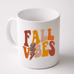 Fall Vibes Fall Season Lighting Bolt Coffee Mug