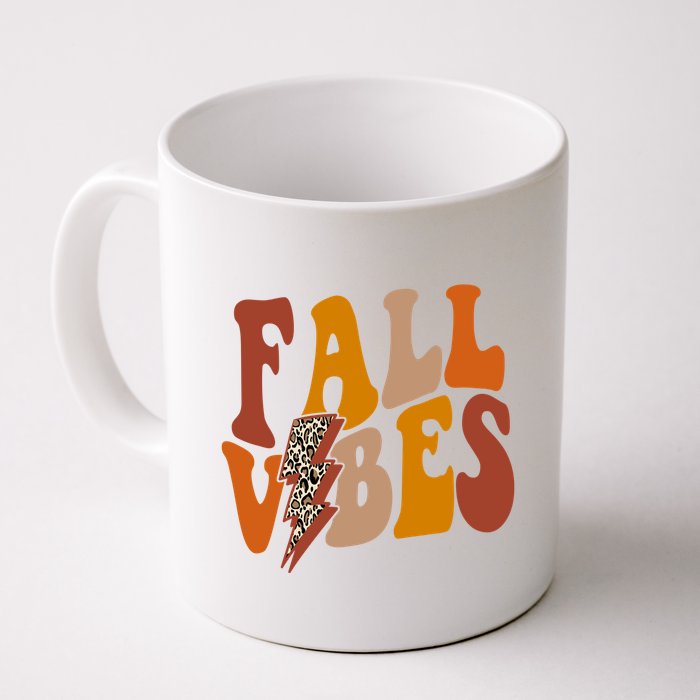 Fall Vibes Fall Season Lighting Bolt Mug