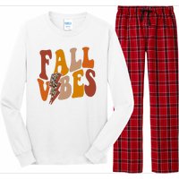 Fall Vibes Fall Season Lighting Bolt Long Sleeve Pajama Set