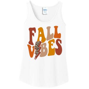 Fall Vibes Fall Season Lighting Bolt Ladies Essential Tank