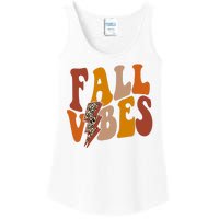 Fall Vibes Fall Season Lighting Bolt Ladies Essential Tank