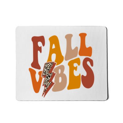 Fall Vibes Fall Season Lighting Bolt Mousepad