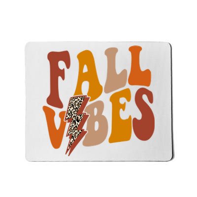 Fall Vibes Fall Season Lighting Bolt Mousepad