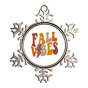 Fall Vibes Fall Season Lighting Bolt Metallic Star Ornament