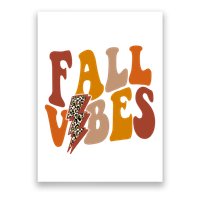 Fall Vibes Fall Season Lighting Bolt Poster