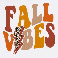 Fall Vibes Fall Season Lighting Bolt Poster