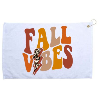 Fall Vibes Fall Season Lighting Bolt Grommeted Golf Towel