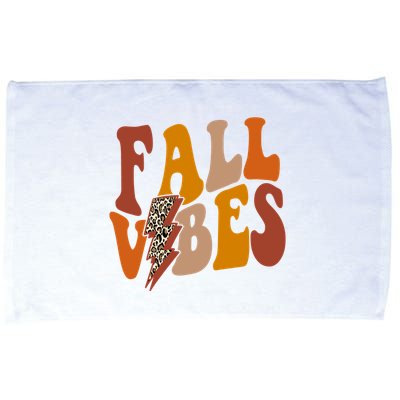 Fall Vibes Fall Season Lighting Bolt Microfiber Hand Towel
