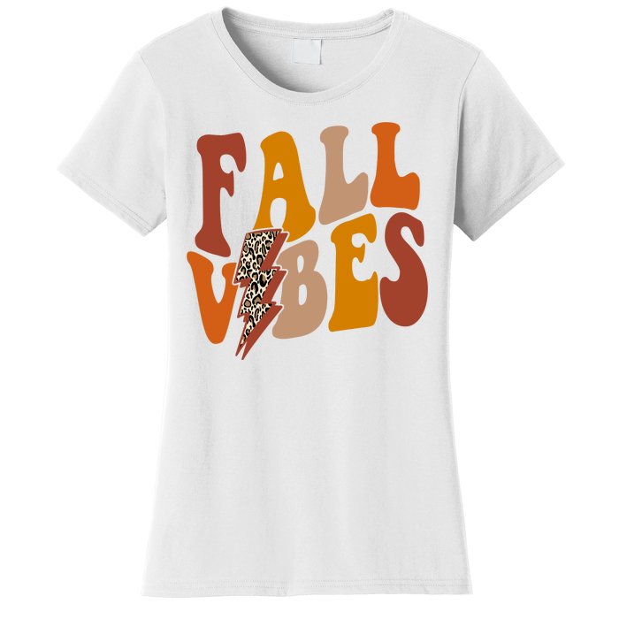 Fall Vibes Fall Season Lighting Bolt Women's T-Shirt