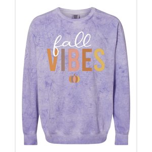 Fall Vibes Colorblast Crewneck Sweatshirt