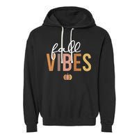 Fall Vibes Garment-Dyed Fleece Hoodie
