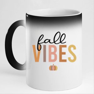 Fall Vibes 11oz Black Color Changing Mug