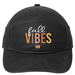 Fall Vibes 7-Panel Snapback Hat