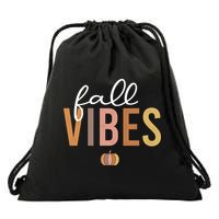 Fall Vibes Drawstring Bag
