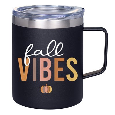 Fall Vibes 12oz Stainless Steel Coffee Mug