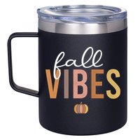 Fall Vibes 12oz Stainless Steel Coffee Mug