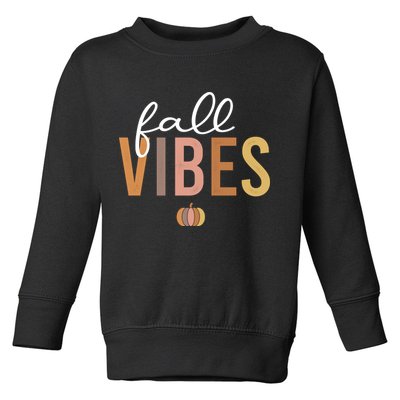 Fall Vibes Toddler Sweatshirt