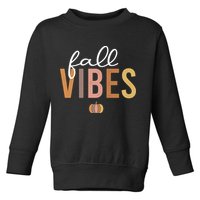 Fall Vibes Toddler Sweatshirt
