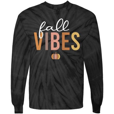 Fall Vibes Tie-Dye Long Sleeve Shirt