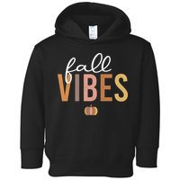 Fall Vibes Toddler Hoodie